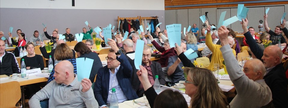 Gauturntag 2024: Abstimmung über die Entlastung von Präsidium und Hauptausschuss  Gauturntag 2024: Abstimmung über die Entlastung von Präsidium und Hauptausschuss